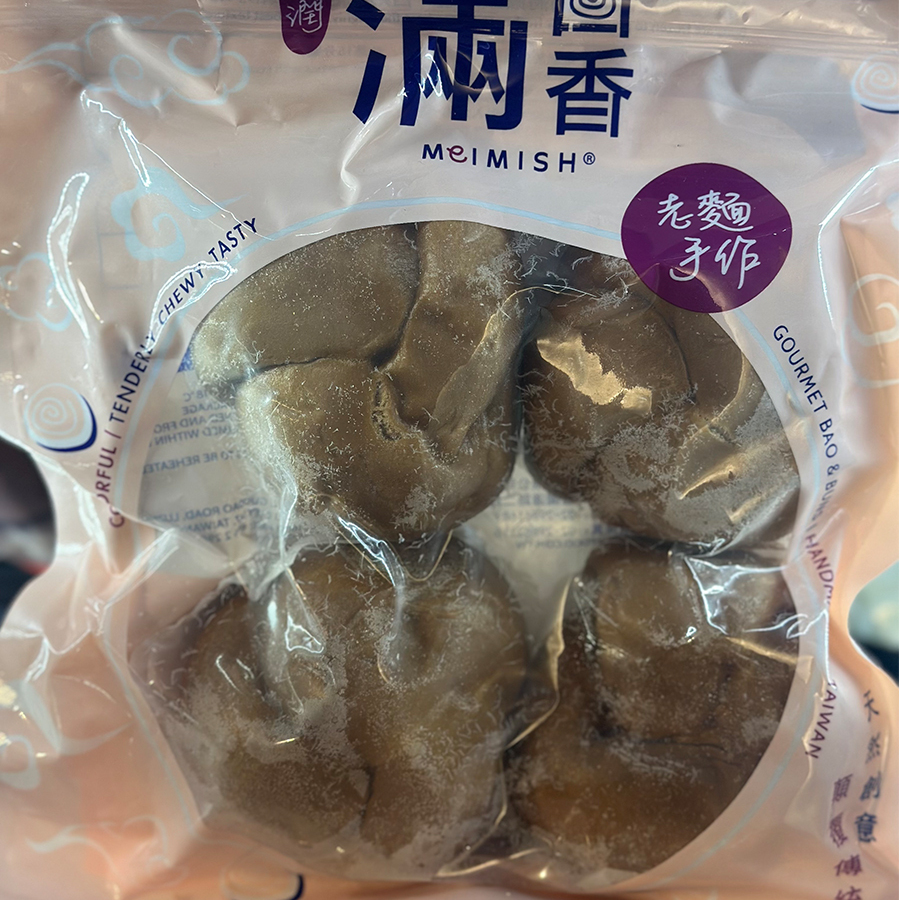 代购台湾产 FM FOOD/福润满百香手工馒头 冲绳黑糖味 385克
