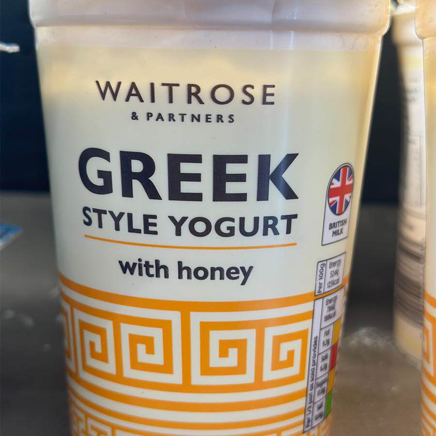 代购英国进口 WAITROSE/维狄希腊式蜜糖乳酪/希腊酸奶 450克