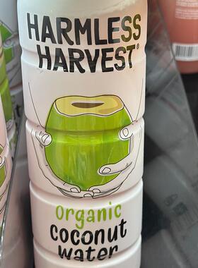 代购泰国产 HARMLESS HARVEST100%有机粉色椰子水 946毫升