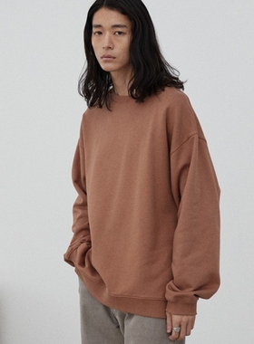 东京胖黄瓜日本代购 WYM LIDNM 圆领套头卫衣 WYlc740