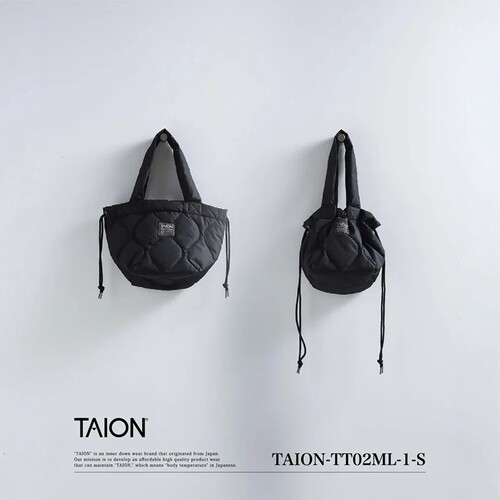 TAION 800FP 羽绒绗缝军事手提包 S TT02ML-1-S