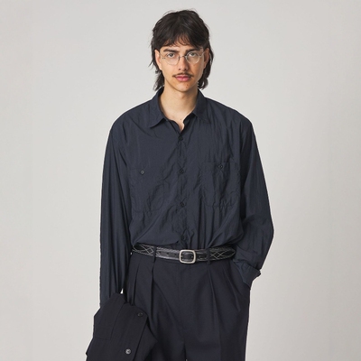 【VIP限时6折】Steven Alan 日本制 尼龙常规宽松衬衫 0015