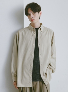 日本代购 RAGEBLUE 格纹长袖衬衫 599722