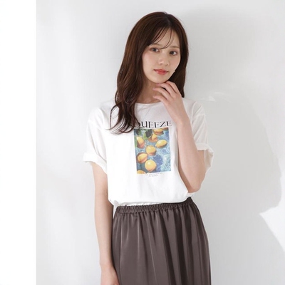 日本代购 PROPORTION BODY DRESSING 印花短袖T恤 PR5779EW022212