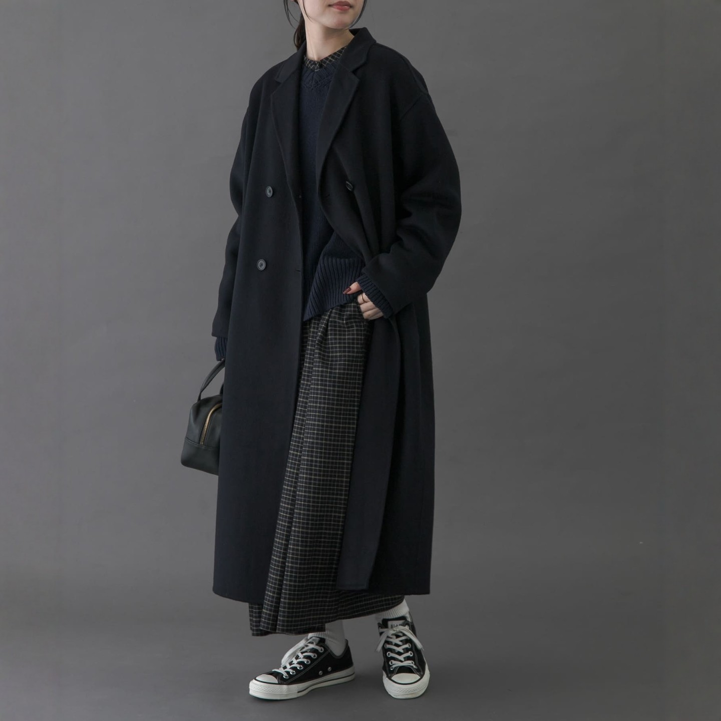 【VIP限时6折】FORK&SPOON 无领中长款毛呢外套  DFA7-27V069