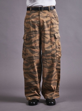 【7折】MONKEY TIME 做旧褪色林地迷彩宽松休闲裤 男款 2098