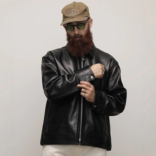 SCHOTT / LEATHER TRACKER 纯羊皮卡车皮衣 7825950014