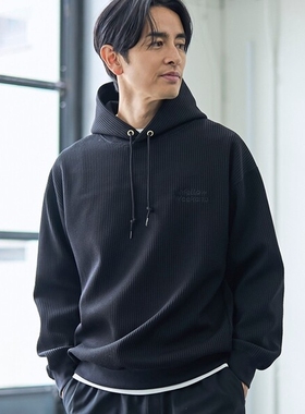 日本代购 coen SOLOTEX(R)华夫格连帽卫衣 0012