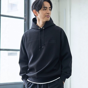 日本代购 coen SOLOTEX(R)华夫格连帽卫衣 0012