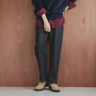 VIP限时4折 直筒牛仔裤 GLOBAL 女款 498392 WORK