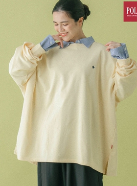 日本代购 POLO BCS / RAGEBLUE 女款 刺绣宽松T恤 655741