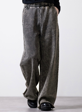 东京胖黄瓜日本代购 CLEL 重磅复古运动阔腿裤 CLEpt1377