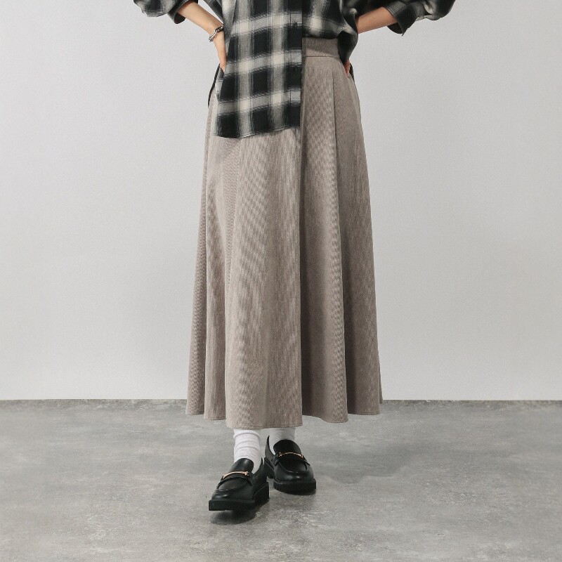 【VIP限时8折】日本代购 GLOBAL WORK 灯芯绒半身裙 575178