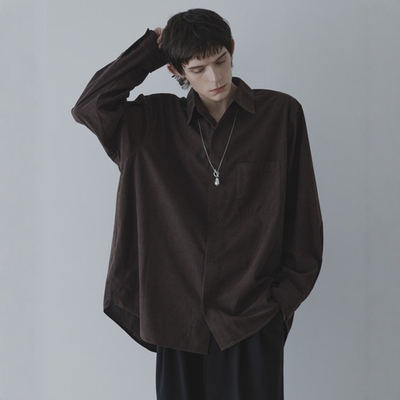 日本代购 remer 灯芯绒长袖衬衫 RR00000063