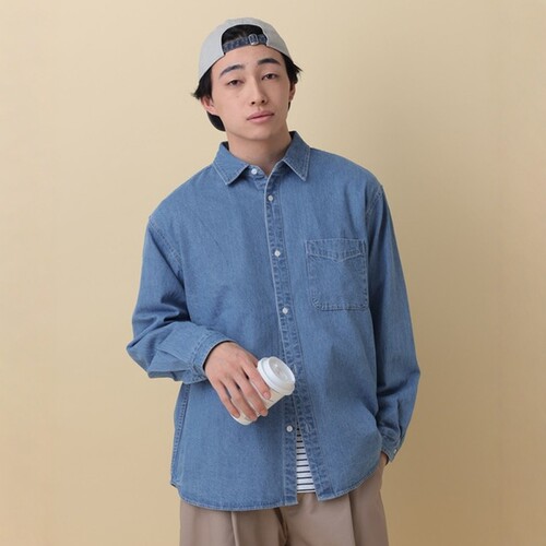 东京胖黄瓜日本代购 RAGEBLUE 牛仔布西部衬衫
