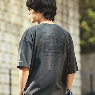 26春夏 Columbia x FREAK'S STORE 印花机能宽松T恤 男款 0131