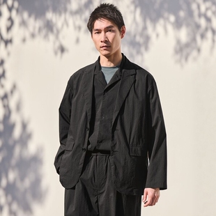 吸水速干冷感夹克 日本代购 relaxing label 0028 green