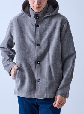 东京胖黄瓜日本代购 j.n.r.d 斜纹布连帽夹克 AOL15040