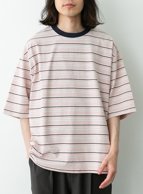 东京胖黄瓜日本代购 Sonny Label 条纹短袖T恤 LA26230-1010001