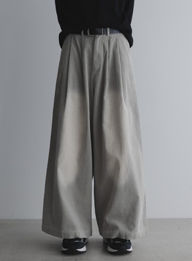 东京胖黄瓜日本代购 remer 灯芯绒宽松阔腿休闲裤 RR00000081