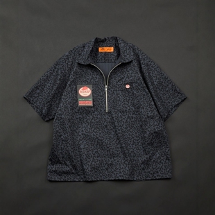 【7折】RED KAP x FREAK'S STORE 半拉链斜纹工装衬衫 男款 0004