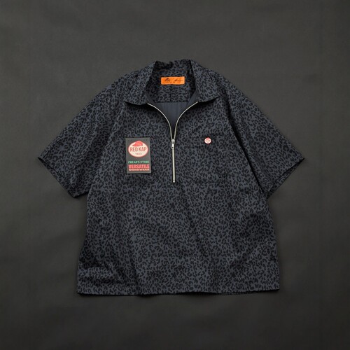 【7折】RED KAP x FREAK'S STORE 半拉链斜纹工装衬衫 男款 0004