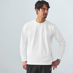 relaxing label JUST fit抗菌长袖 0011 日本代购 T恤 green