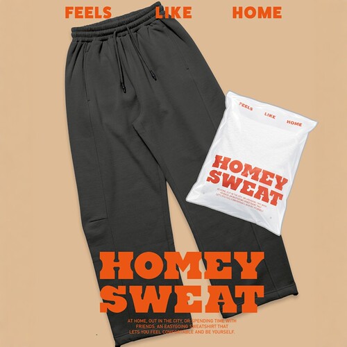 26秋冬 FREAK'S STORE / HOMEY SWEAT 柔软抓绒内衬卫裤 0625