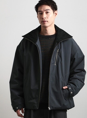 东京胖黄瓜日本代购 THE SHOP TK 中棉立领拉链夹克 616-54013