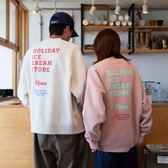 【8折】HOLIDAY ICECREAM x FREAK'S STORE 印花宽松卫衣 0902