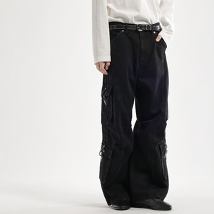 652146 消防扣多口袋牛仔裤 东京胖黄瓜日本代购 HARE