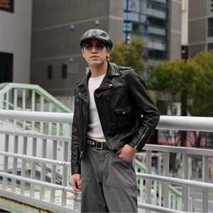 SCHOTT / 568US VANDALS 摩托车牛皮皮衣 7825950060