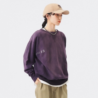 东京胖黄瓜日本代购 BEAMS BOY 全棉做旧圆领卫衣  0447