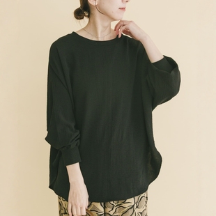 东京胖黄瓜日本代购 ITEMS 女款 蝙蝠袖衬衫 IT26130-2032008