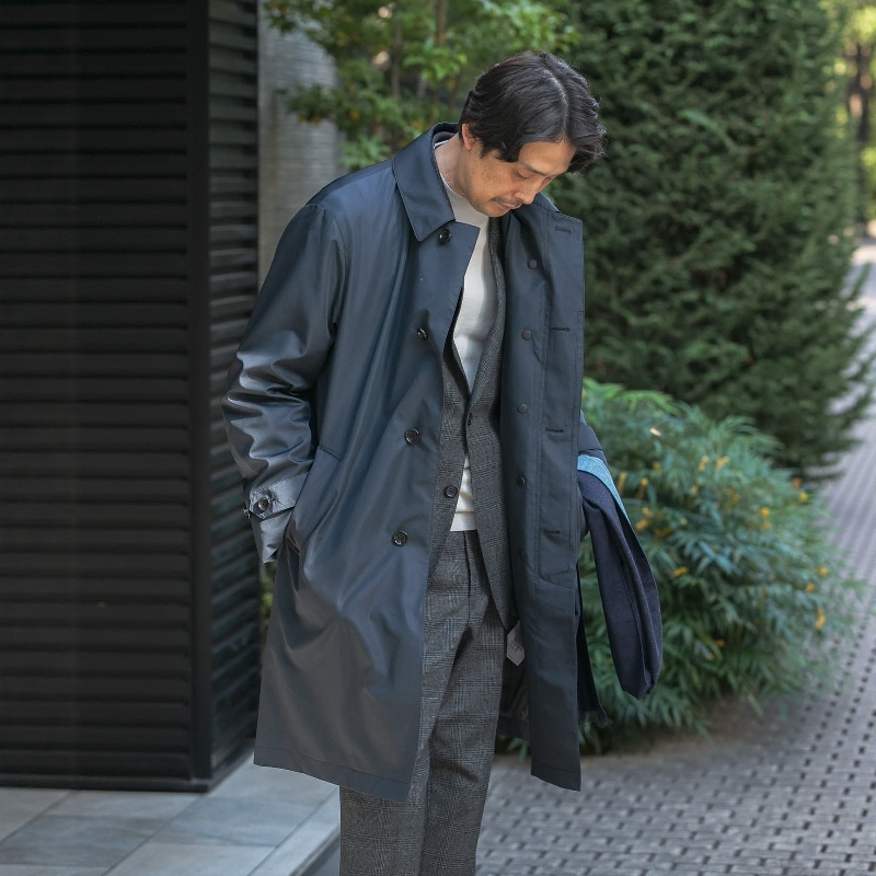 【VIP限时6折】LIFE STYLE TAILOR 可拆卸马甲风衣 DTA7-17L502