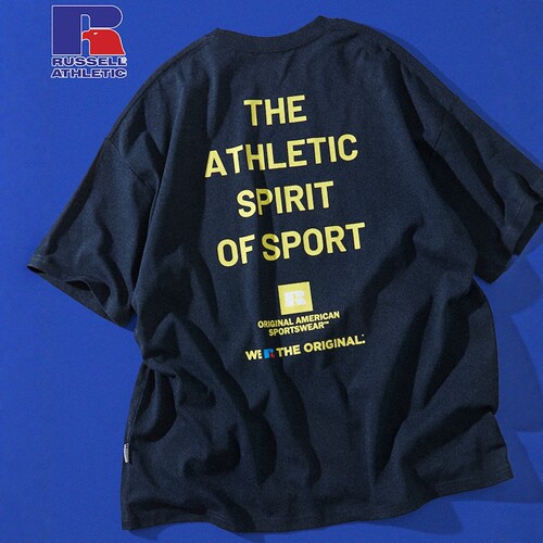 26春夏 RUSSELL ATHLETIC x FREAK'S STORE 印花宽松T恤 男 0002