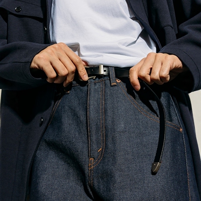 FREAK'S STORE 牛皮腰带 0381