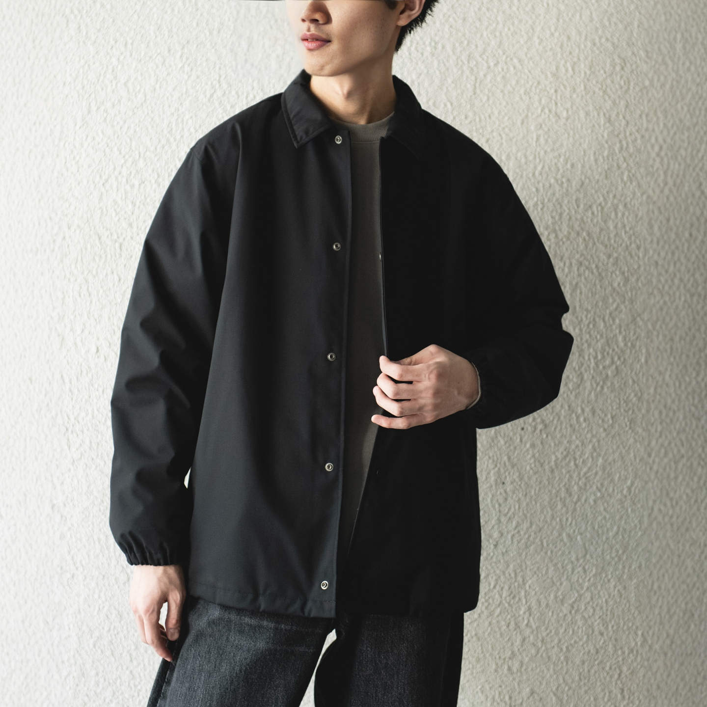 【VIP限时6折】URBANRESEARCH DOORS 防水防风中棉教练夹克17X703