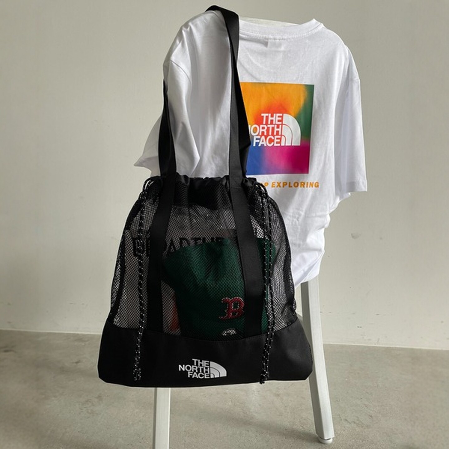 东京胖黄瓜日本代购 THE NORTH FACE 网袋背包 72290885