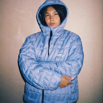 TAION x HUF 800FP 尼龙双面连帽羽绒服 男女款 JK90026