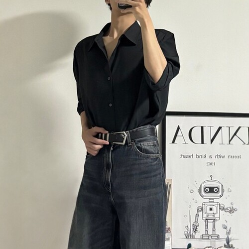 东京胖黄瓜日本代购 EMMA CLOTHES 长袖常规衬衫 EMsh1800