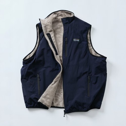 25秋冬 FREAK'S STORE 尼龙抓绒双面拉链马甲 男款 0725