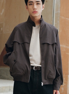 东京胖黄瓜日本代购 WYM LIDNM 哈灵顿格纹夹克 WYjk1215