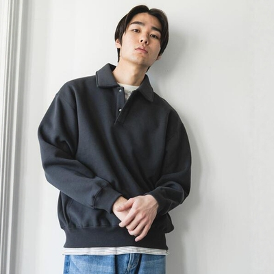 【5折】URBAN RESEARCH DOORS半拉链抓绒套头卫衣 DRA7-11H716