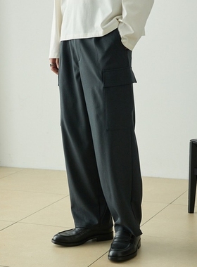 日本代购 EMMA CLOTHES 羊毛触感锥形裤 EMpt1621