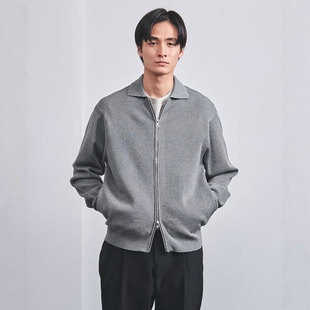 【5折】日本代购 UNITED ARROWS 拉链针织夹克 0152
