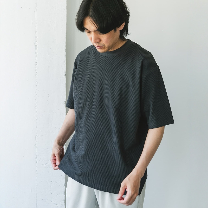 【85折】日本代购 DOORS 夏季泡泡纱短袖T恤 DRA5-11H532