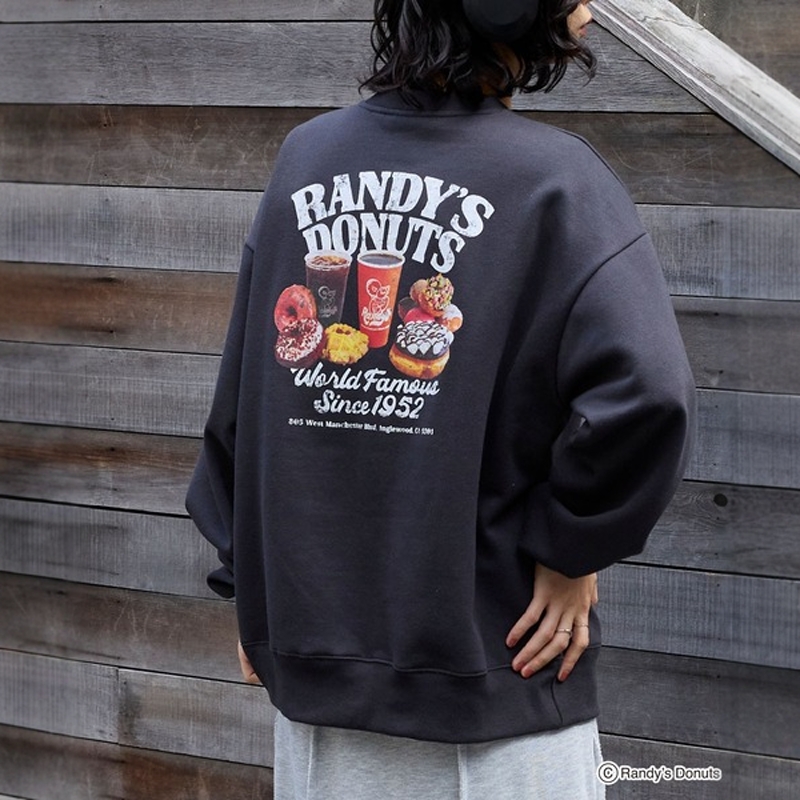 日本代购 RANDY’S DONUTS 刺绣印花套头卫衣 ls964