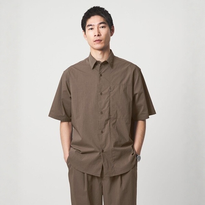 日本代购 green label relaxing 吸水速干冷感短袖衬衫 0041