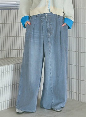 东京胖黄瓜日本代购 niko and... 26SS改良版宽松牛仔裤 631390